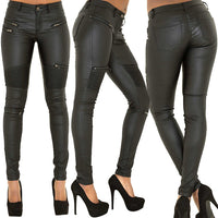 Zoey | Elegante Kunstlederhose mit schmaler Passform