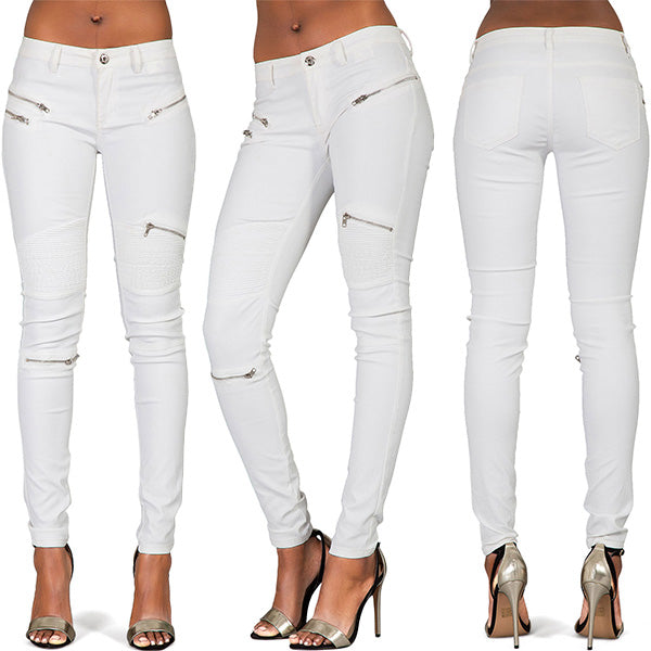 Zoey | Elegante Kunstlederhose mit schmaler Passform