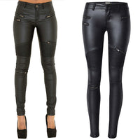 Zoey | Elegante Kunstlederhose mit schmaler Passform