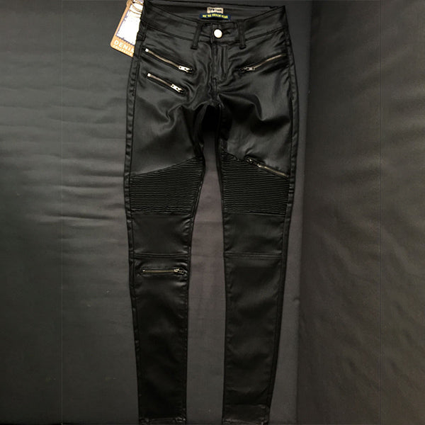 Zoey | Elegante Kunstlederhose mit schmaler Passform