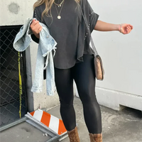 Biella | Trendiges übergroßes T-Shirt mit modernem Keilmuster