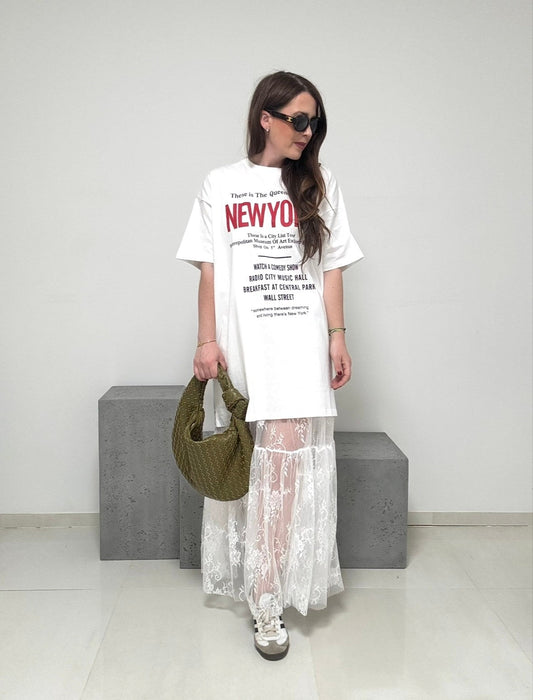 Everlee | romantischer Spitzenrock mit transparentem Design