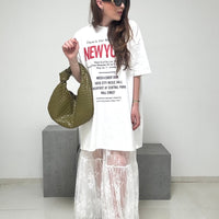 Everlee | romantischer Spitzenrock mit transparentem Design