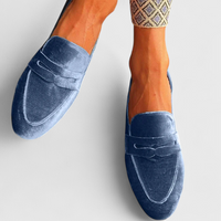 Lhenna | Samt-Loafer im Patchwork-Stil