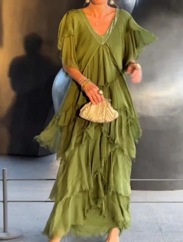 Valeen | Stilvolles Kleid mit fließendem Schnitt