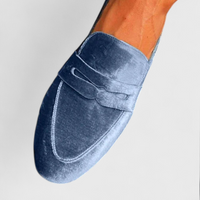 Lhenna | Samt-Loafer im Patchwork-Stil