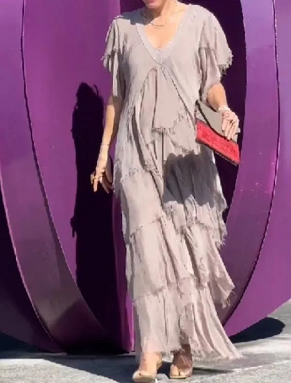 Valeen | Stilvolles Kleid mit fließendem Schnitt