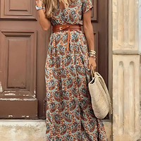 Giana | stilvolles Maxikleid im Boho-Look