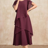 Savanna | Zeitloses Kleid aus fließendem Chiffon