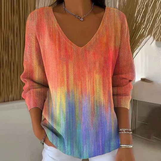 Elarie | Strickpullover mit Print