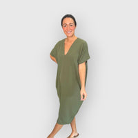 Mirona | Maxikleid mit V-Ausschnitt