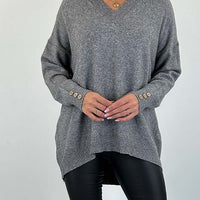 Zoryda | Strickpullover mit V-Ausschnitt