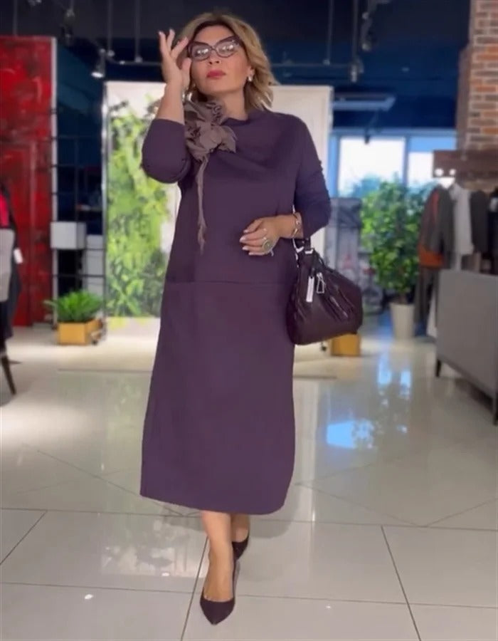 Avery | Modisches Damenkleid mit klassischem Kragen