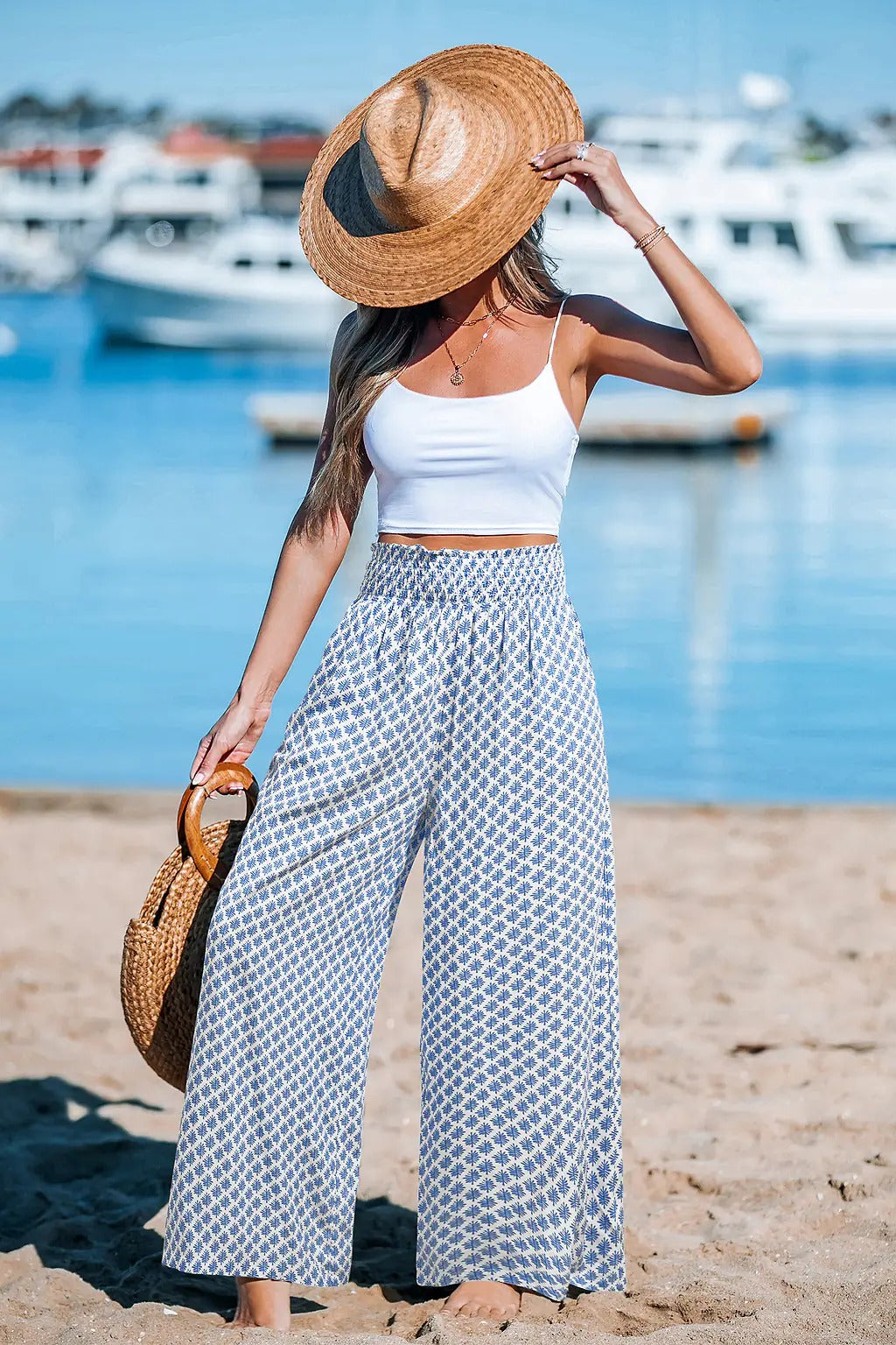 Theodora | elegante Hose mit Bund für Damen