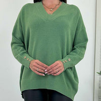 Zoryda | Strickpullover mit V-Ausschnitt