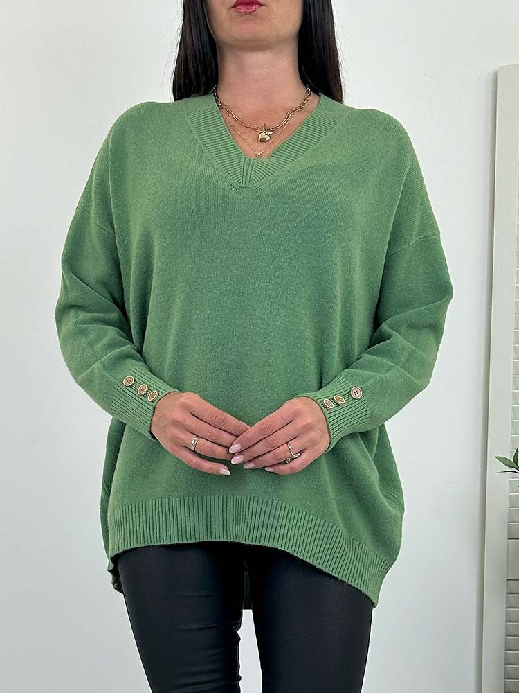 Zoryda | Strickpullover mit V-Ausschnitt