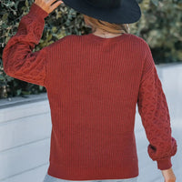 Zaylee | eleganter Pullover mit Puffärmeln für Damen