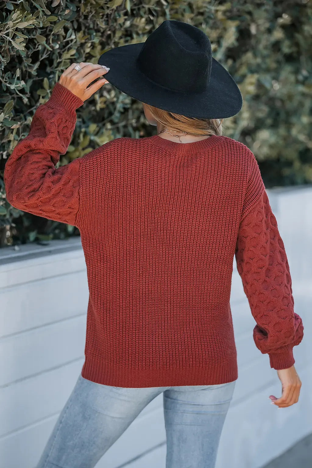 Zaylee | eleganter Pullover mit Puffärmeln für Damen