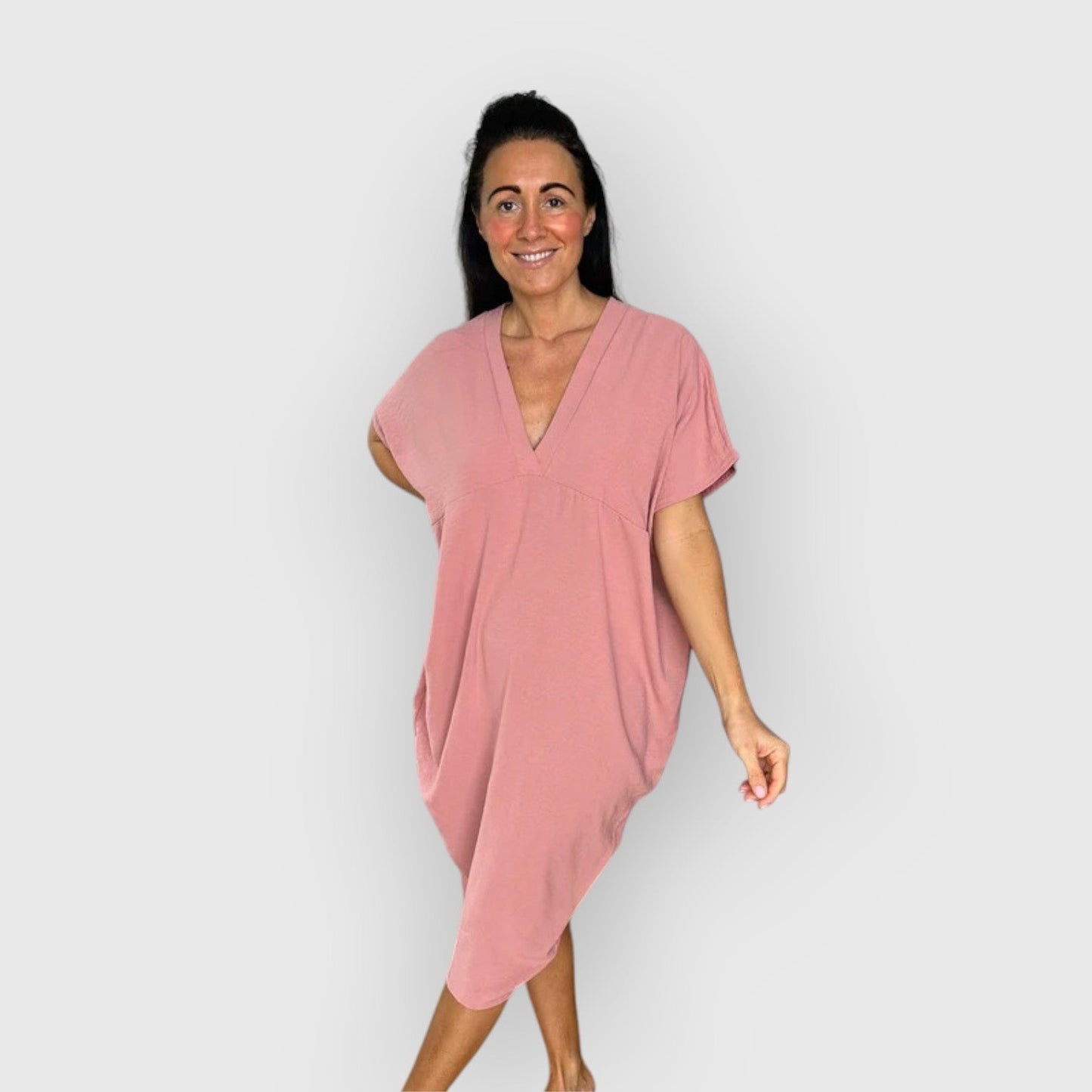 Mirona | Maxikleid mit V-Ausschnitt