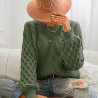 Zaylee | eleganter Pullover mit Puffärmeln für Damen