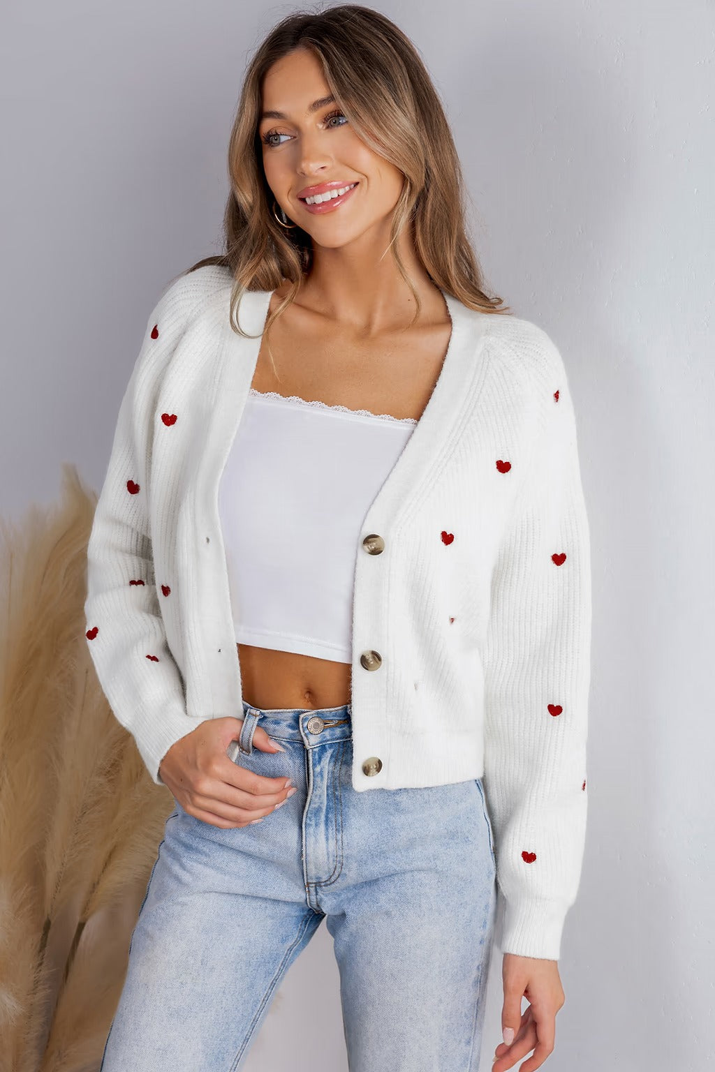 Amaya™ | Zeitlose Strickjacke mit klassischem V-Ausschnitt