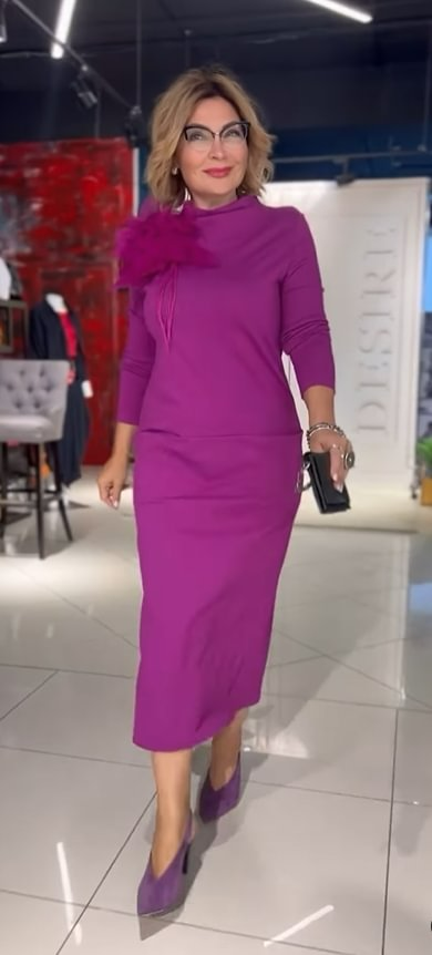 Avery | Modisches Damenkleid mit klassischem Kragen