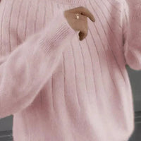 Maliyah | flauschiger Kaschmirpullover für Damen.