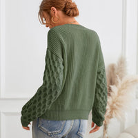 Zaylee | eleganter Pullover mit Puffärmeln für Damen