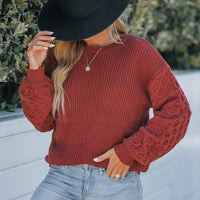 Zaylee | eleganter Pullover mit Puffärmeln für Damen