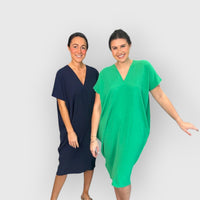 Mirona | Maxikleid mit V-Ausschnitt