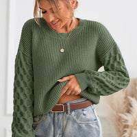 Zaylee | eleganter Pullover mit Puffärmeln für Damen