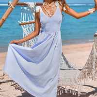 Valentina | stilvolles ärmelloses Maxikleid für den Sommer