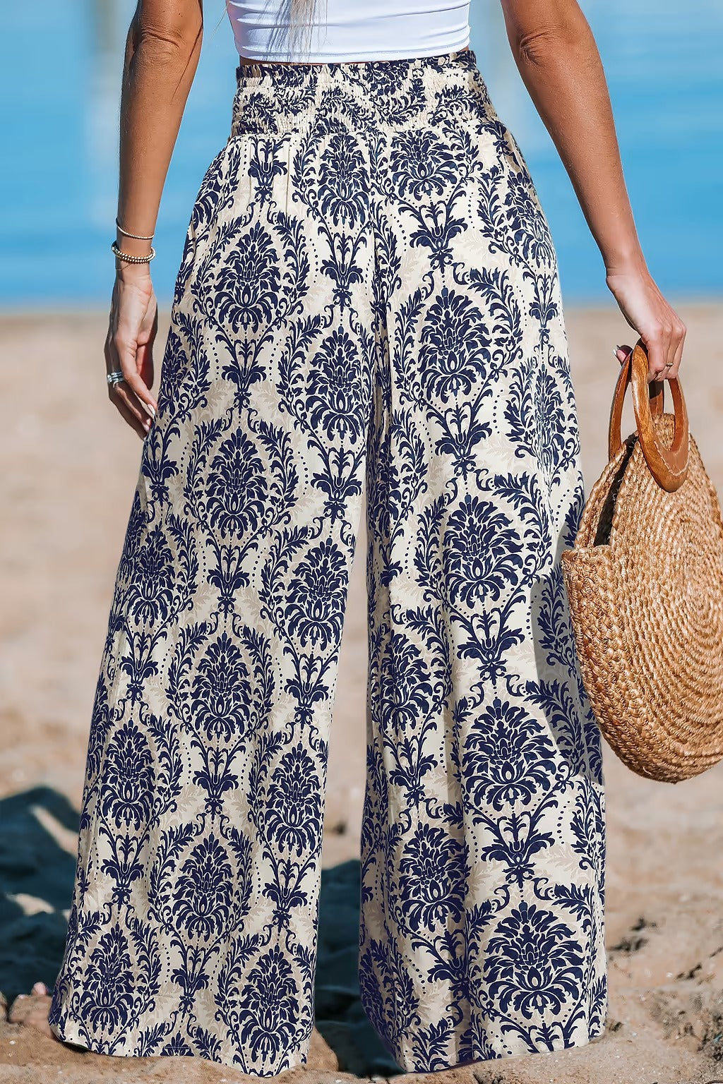 Theodora | elegante Hose mit Bund für Damen