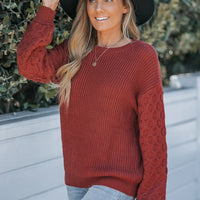 Zaylee | eleganter Pullover mit Puffärmeln für Damen