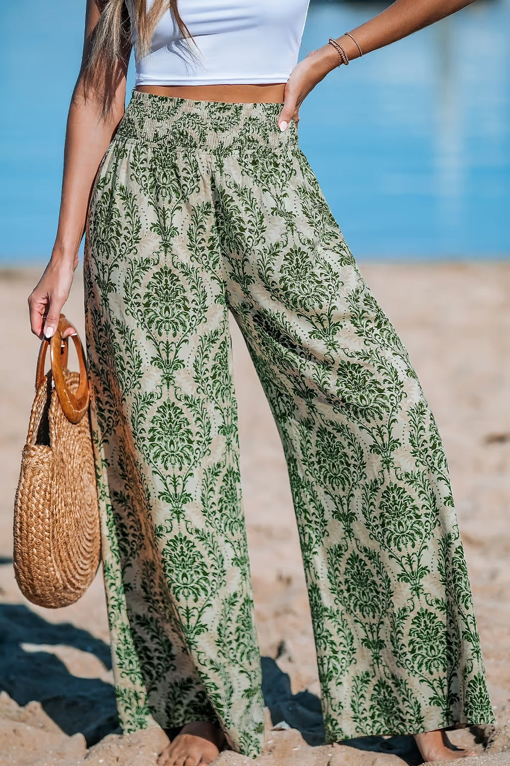 Theodora | elegante Hose mit Bund für Damen