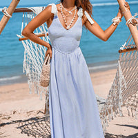 Valentina | stilvolles ärmelloses Maxikleid für den Sommer