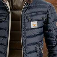 Dagmar | Retro-Lederjacke mit Steppung und Patches