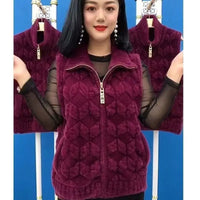 Narissa | Damenjacke aus Samtimitat mit Reverskragen