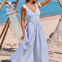 Valentina | stilvolles ärmelloses Maxikleid für den Sommer