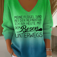 Thea | Damen-Shirt, entspannt & stilvoll mit V-Ausschnitt