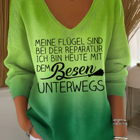 Thea | Damen-Shirt, entspannt & stilvoll mit V-Ausschnitt