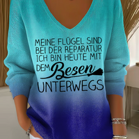 Thea | Damen-Shirt, entspannt & stilvoll mit V-Ausschnitt