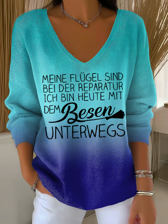 Thea | Damen-Shirt, entspannt & stilvoll mit V-Ausschnitt