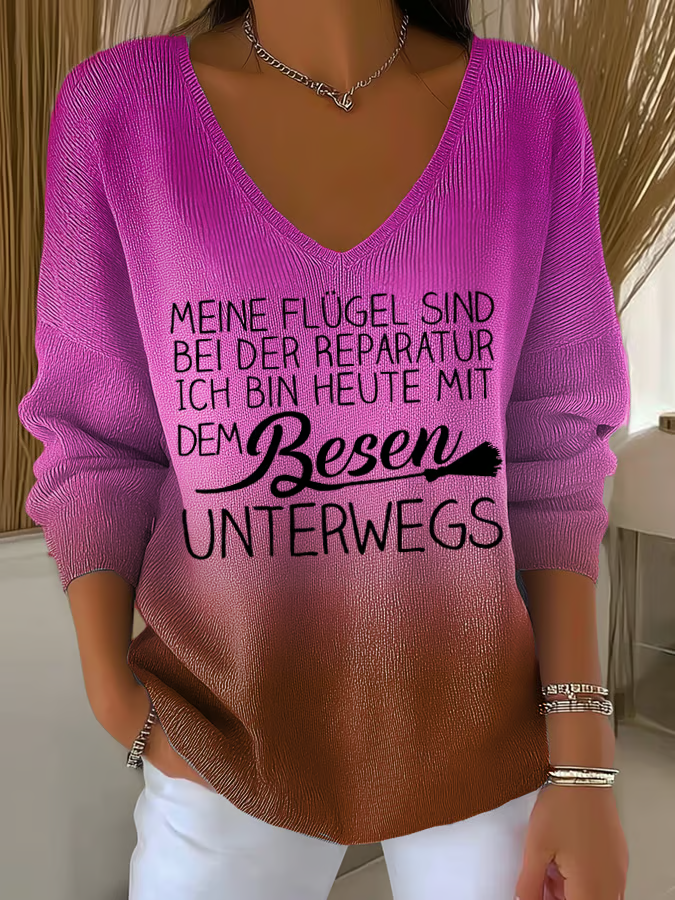 Thea | Damen-Shirt, entspannt & stilvoll mit V-Ausschnitt