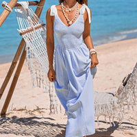 Valentina | stilvolles ärmelloses Maxikleid für den Sommer