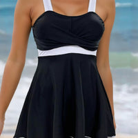 Line | Badeanzugkleid mit V-Ausschnitt