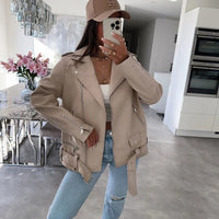 Nina | Klassische Lederjacke für Damen, edel & vielseitig