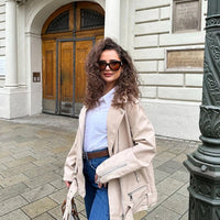 Nina | Klassische Lederjacke für Damen, edel & vielseitig