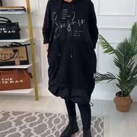 Ailyn | Bedrucktes Herbst-/Winterkleid