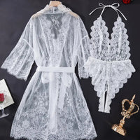 Kelene | Damen-Spitzen-Nachtset